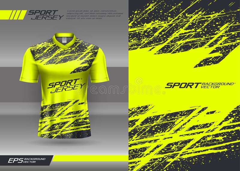 Jersey Tshirt Sublimation Template Stock Illustrations 958 Jersey