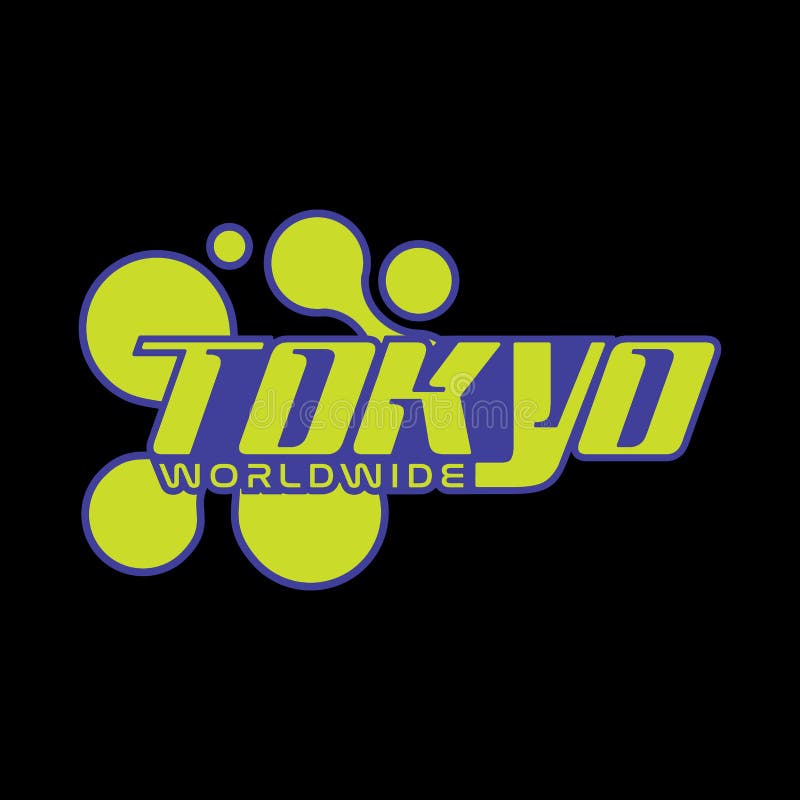 Tokyo japan streetwear y2k slogan tshirt logo icon