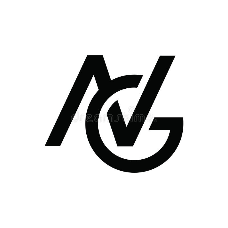 NG Logo, NG Monogram, Initial NG Logo, Letter NG Logo, Letter NG Icon