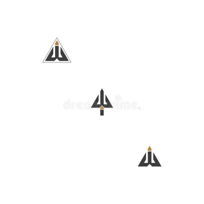 Alphabet Letters Initials Monogram Logo IW, WI, W and I Stock Vector