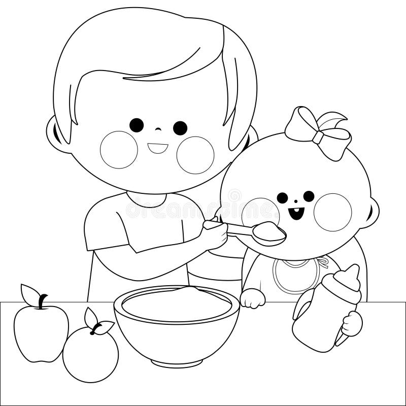 Tableware And Kitchenware Coloring Book. Illustration For Children Stock  Photo, Picture and Royalty Free Image. Image 42567959.