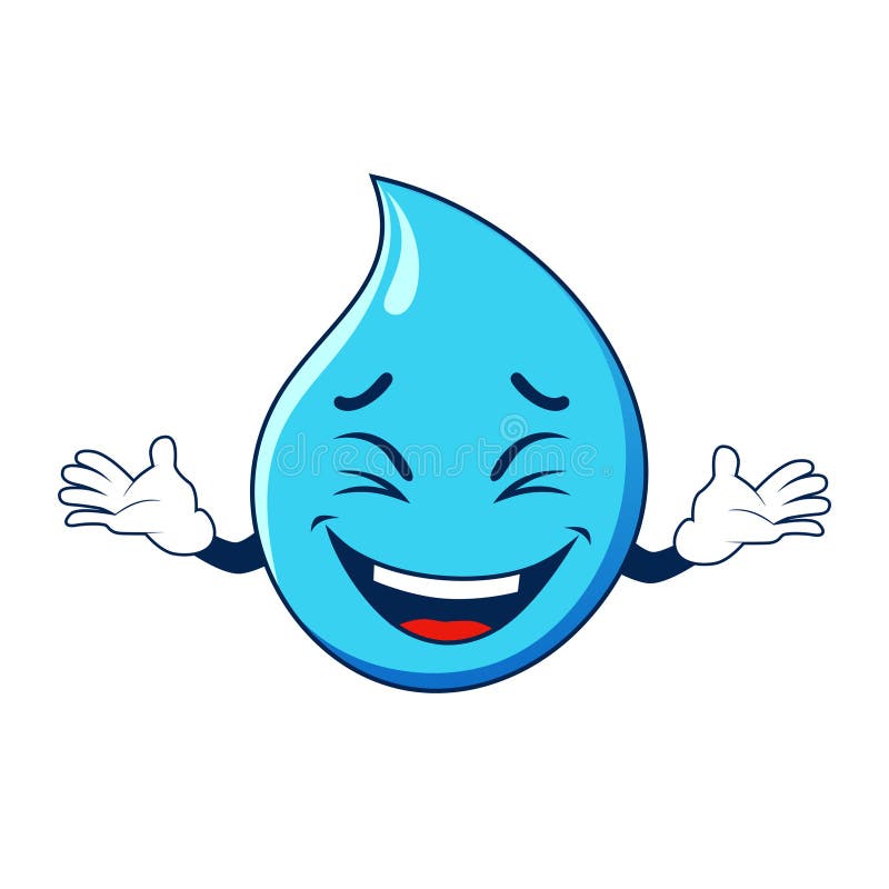 Angry Cartoon Water Drop Stock Illustrations 187 Angry Cartoon Water