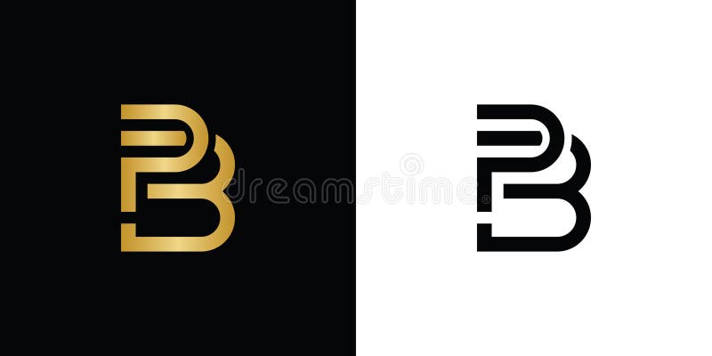 PB Logo, PB Monogram, Initial PB Logo, Letter PB Logo, Icon, Vector ...