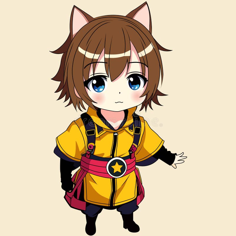 Chibi Anime Boy School Uniform, male chibi fan art transparent