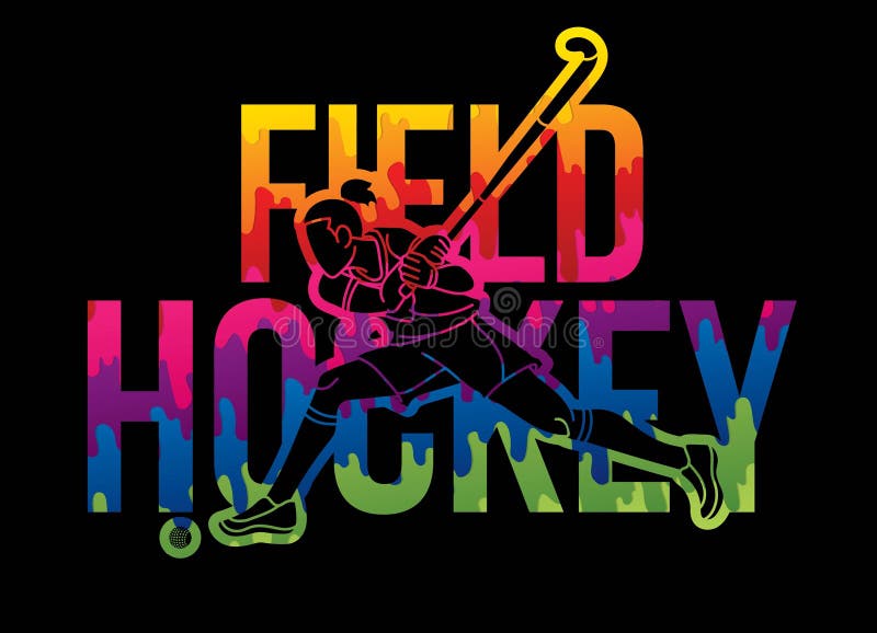 Field Hockey Player Cartoon Stock Illustrations 811 Field Hockey