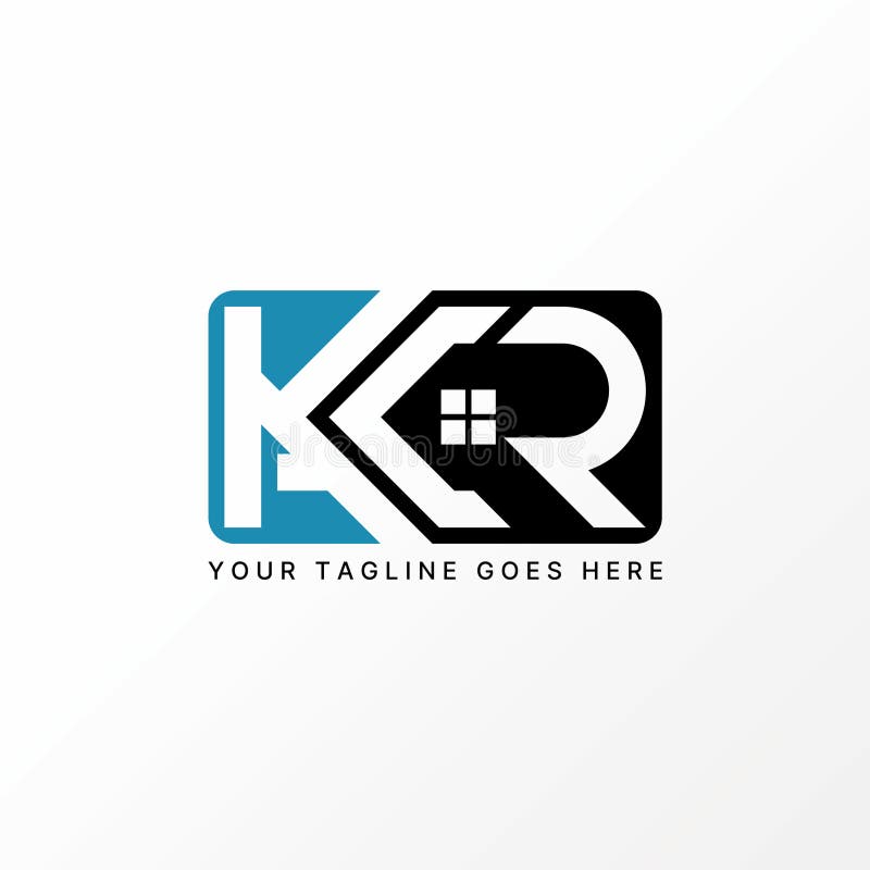 Logo design graphic concept creative abstract premium free vector stock. Kr logo real estate vectors