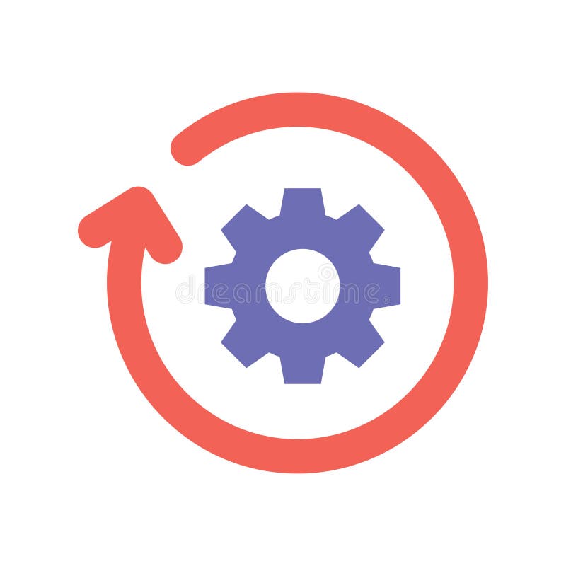 Backup Process vector Flat Icon Design illustration. Product management Symbol on White background EPS 10 File vector illustration