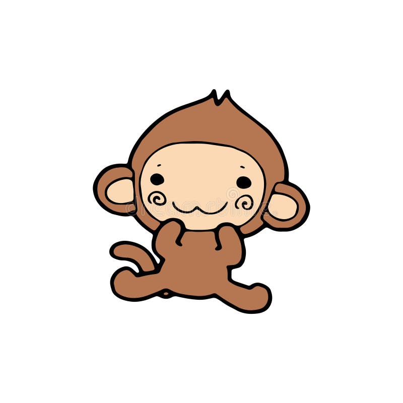 How To Draw A Baby Monkey Easy Tutorial, 5 Steps - Toons Mag