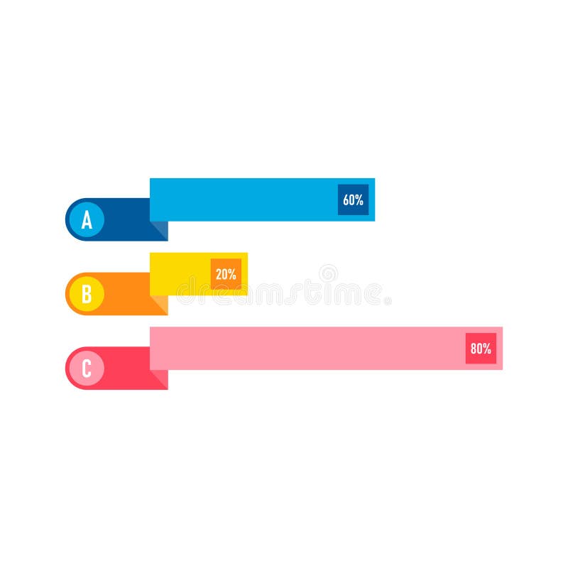 Infographic Elements Illustration in a Flat Style Stock Vector ...