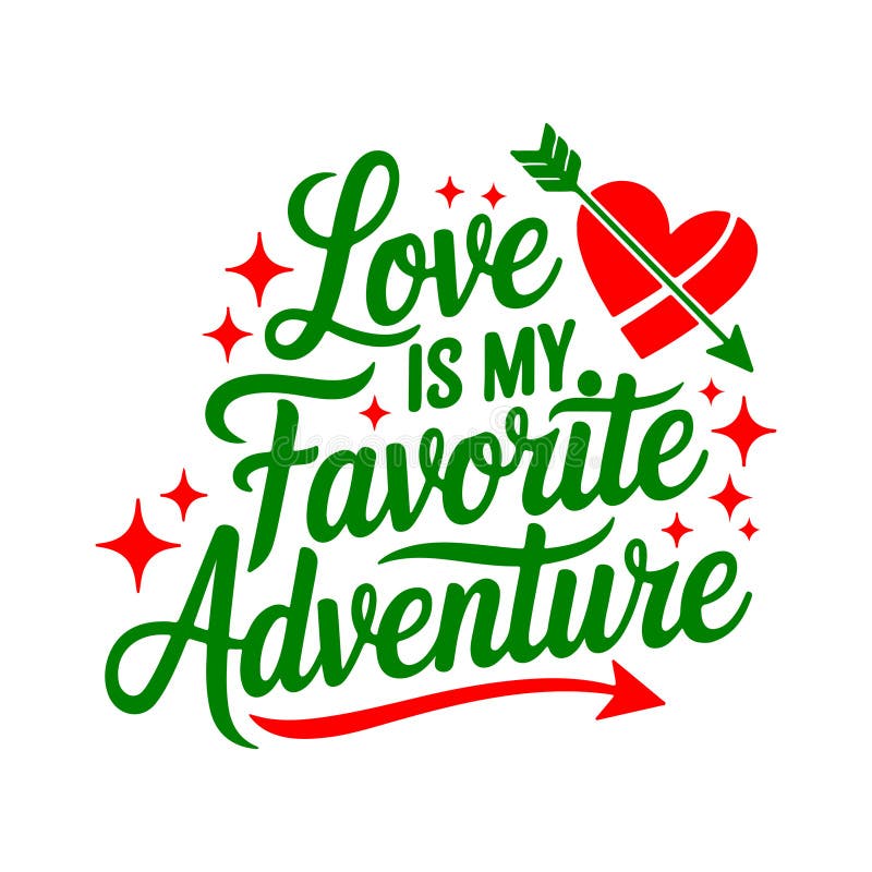 Love Typography Silhouette Vector Art\' vector illustration