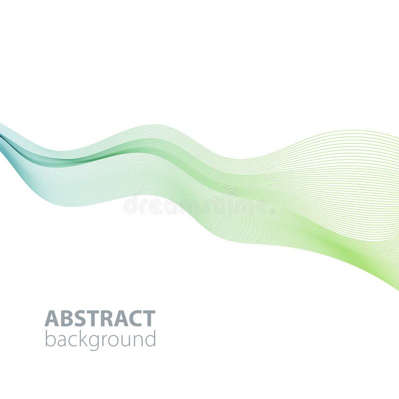 Abstract waves on the white background. Transparent lines stock illustration Abstract waves on the white background. Transparent lines stock illustration