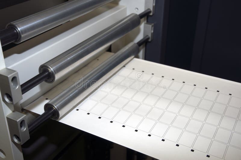 Print Finishing Equipment for Labels Stock Image Image of machine