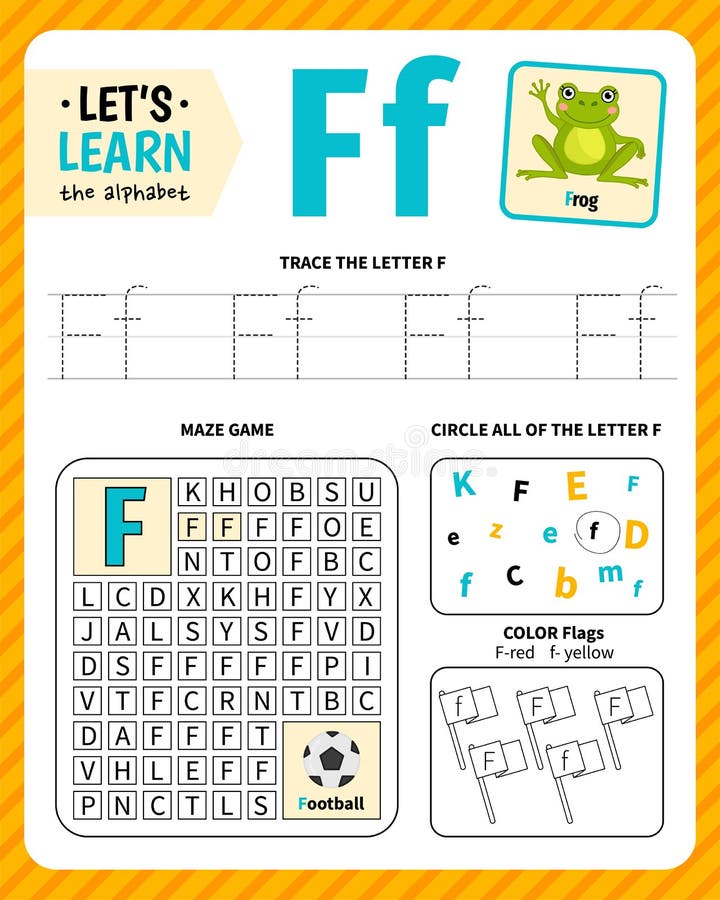 Kids learning material. stock illustration