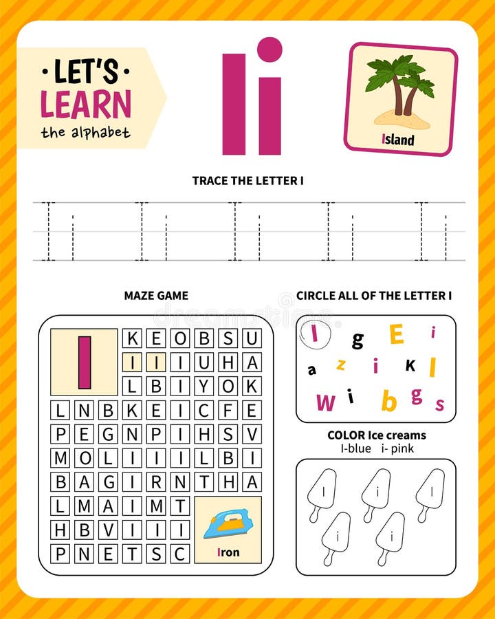 Kids learning material. royalty free illustration