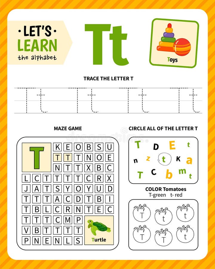 Kids learning material. vector illustration