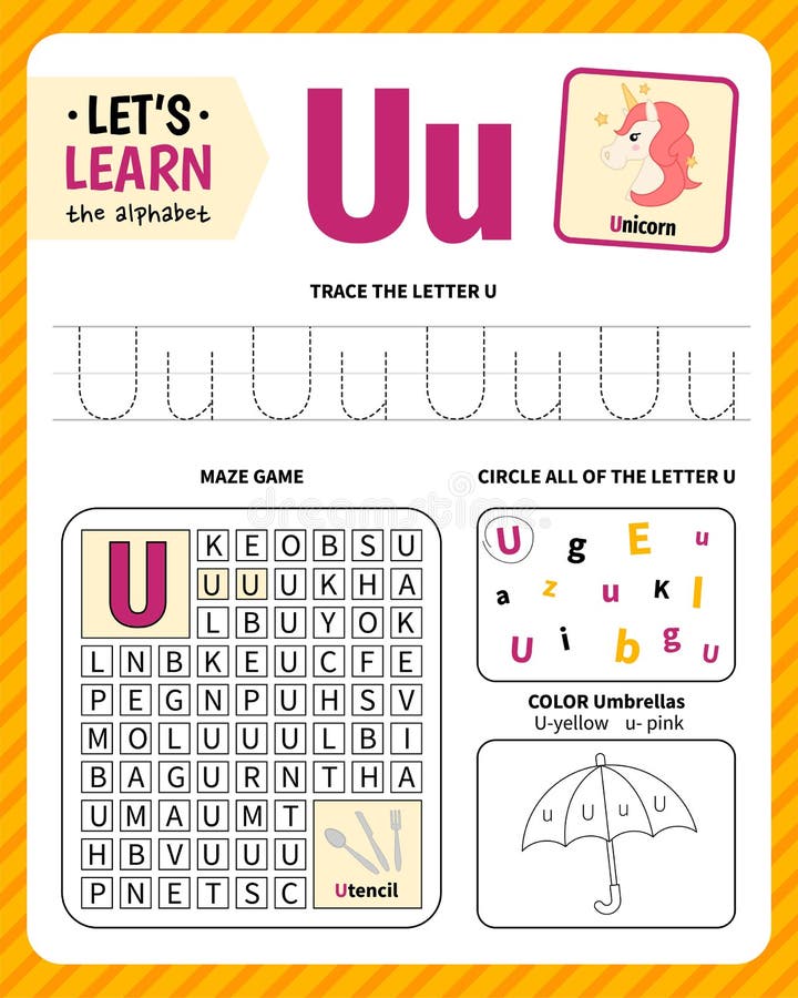 Kids learning material. vector illustration