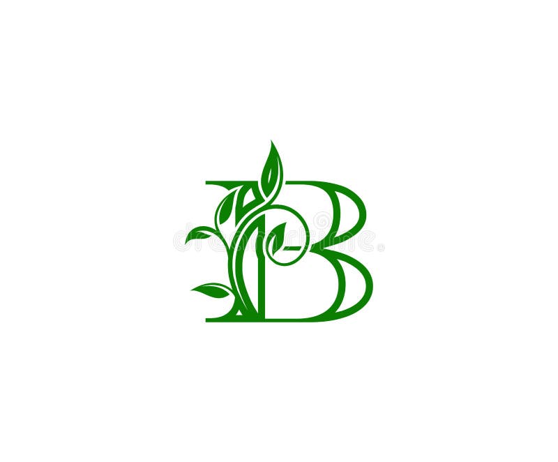 Green letter b logo icon design Royalty Free Vector Image