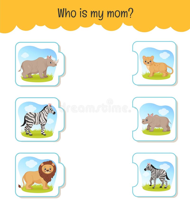 Kids educational game stock vector. Illustration of matching - 233363517 Kids educational game stock vector. Illustration of matching - 233363517