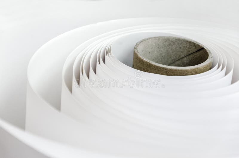 Paper roll in a stock photo. Image of machine 47661268