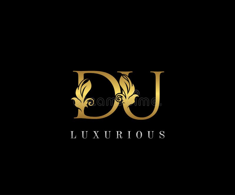Premium Letters D,U and DU Logo Icon Vector Design. Luxury Decorative ...