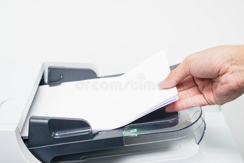 Print and scan the business document