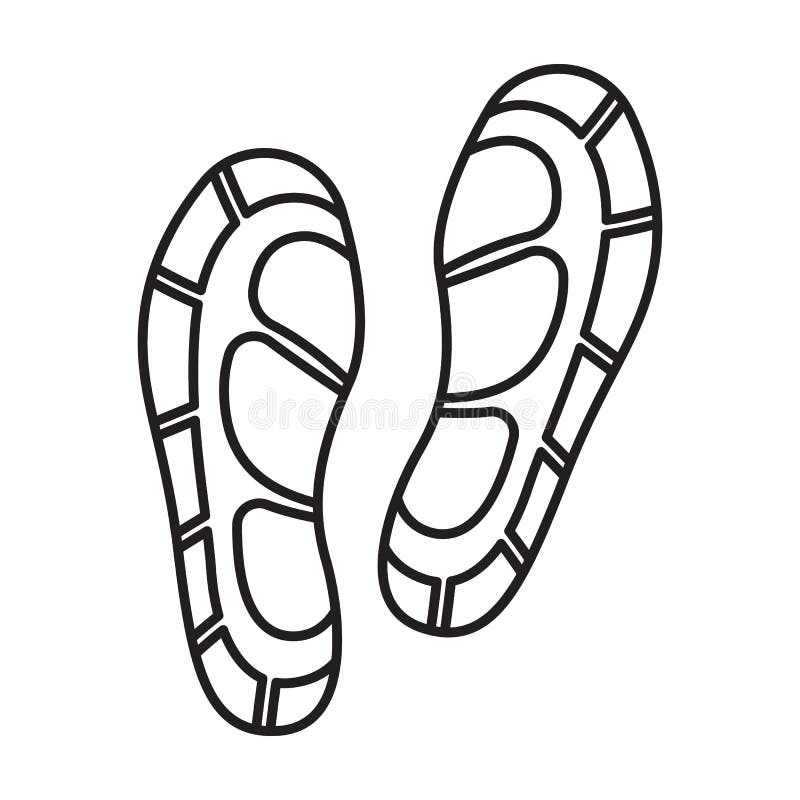 Running Shoe Outline Isolated Stock Illustrations – 1,288 Running Shoe ...