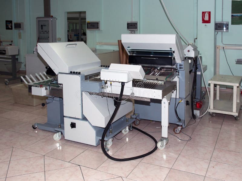 Print Finishing Equipment for Label Stock Image Image of finishing