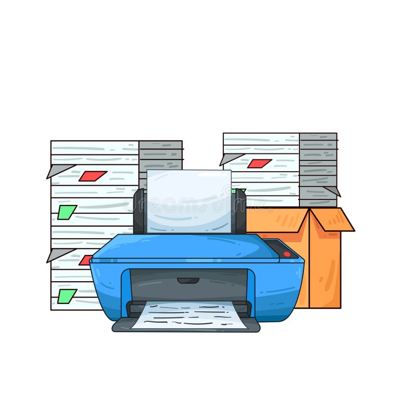 a-wireless-printe-stock-vector-illustration-of-digital-389145602
