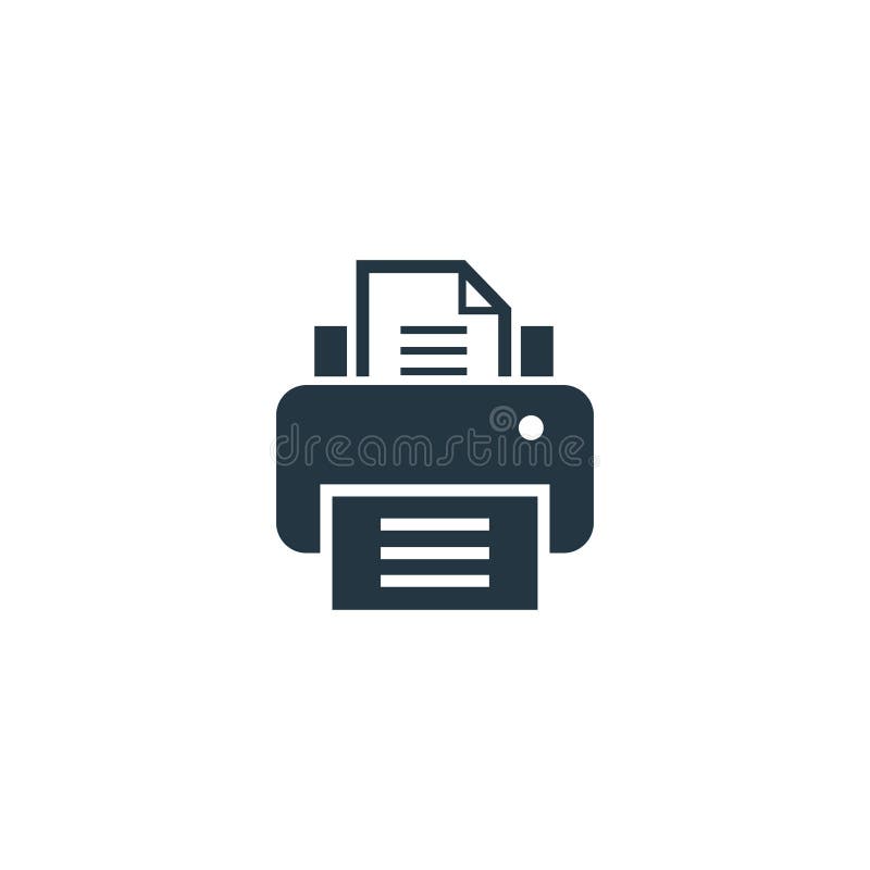 Printer icon. Simple element illustration. Printer symbol design template. Can be used for web and