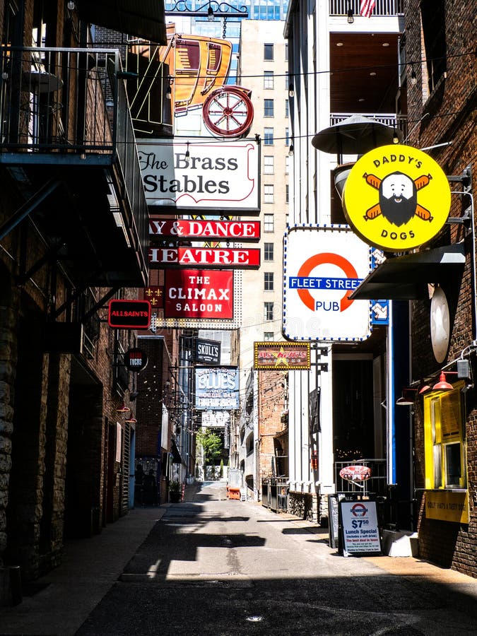 Printer S Alley, Nashville Tennessee Editorial Image Image of hotels