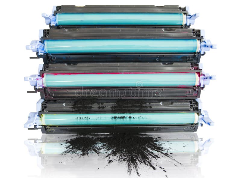 Printer toner cartidges stock photo. Image of office 21788360