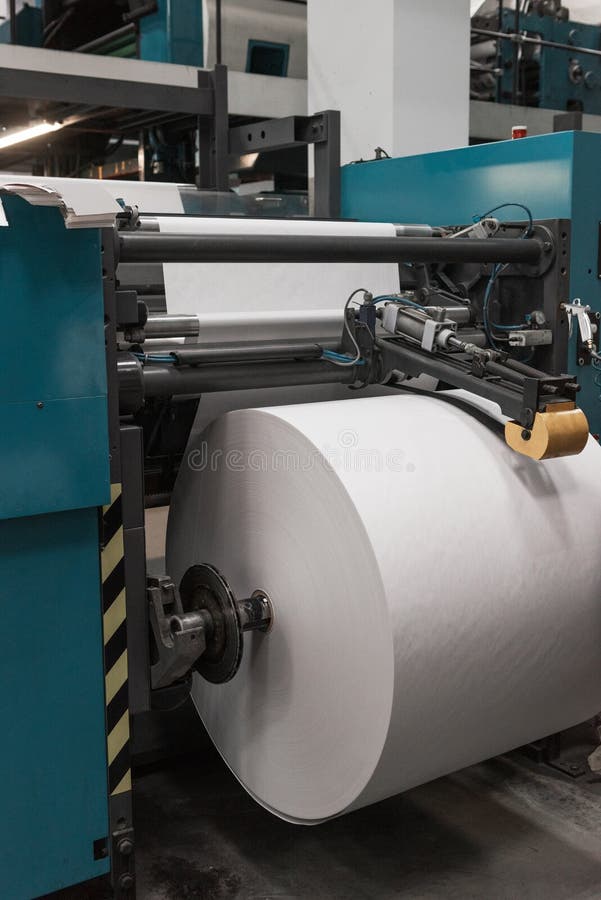 Printing House Warehouse Interior Stock Photo Image of magazine