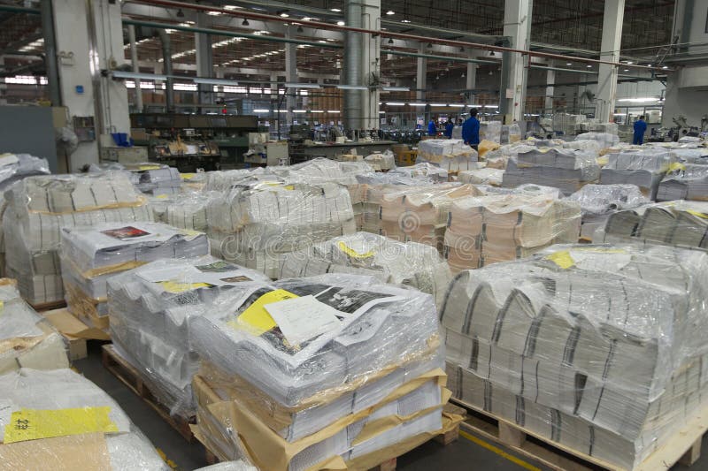 Printing plant royalty free stock image