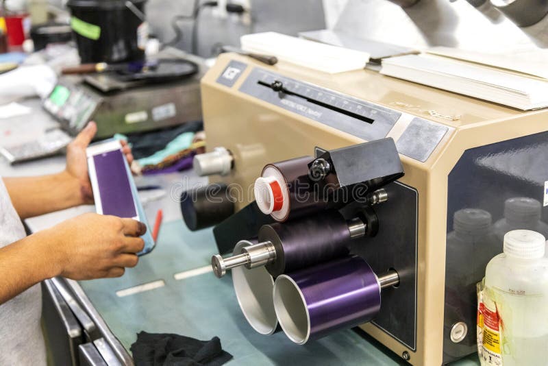 Printing Processes Industry Stock Image Image of printing, paper