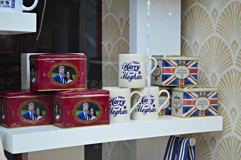 Prinz Harry und Meghan Markle Wedding Souvenir-@s stockfoto Prinz Harry und Meghan Markle Wedding Souvenir-@s stockfoto