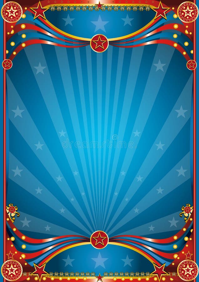 A circus background with a large copy space for a poster. A circus background with a large copy space for a poster.