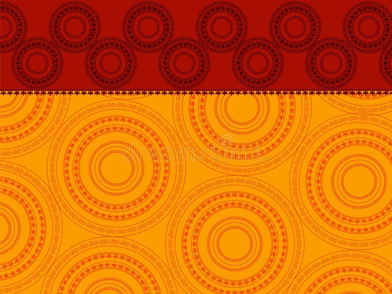 Priorità bassa della mandala del hennè illustrazione di stock Priorità bassa della mandala del hennè illustrazione di stock