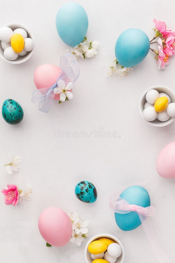 Priorità bassa delle uova di Pasqua immagini stock Priorità bassa delle uova di Pasqua immagini stock