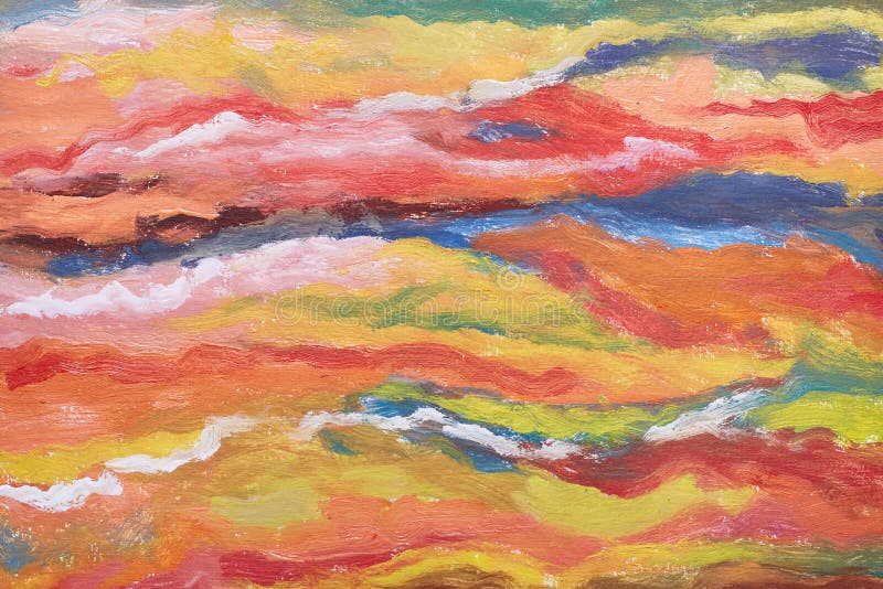 Priorità bassa di arte astratta Struttura arancio, gialla, rossa, blu Pennellate di pittura Immagine dipinta a mano Arte contempo illustrazione vettoriale Priorità bassa di arte astratta Struttura arancio, gialla, rossa, blu Pennellate di pittura Immagine dipinta a mano Arte contempo illustrazione vettoriale