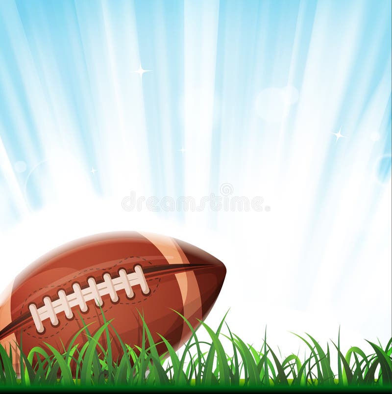 Priorità bassa di football americano illustrazione di stock Priorità bassa di football americano illustrazione di stock