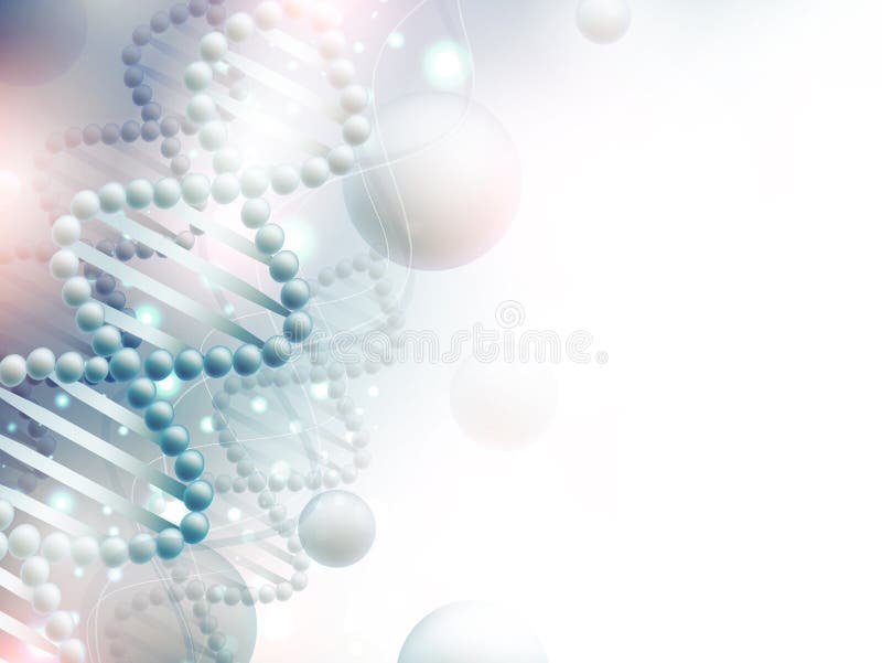 Science background with DNA theme and copyspace for your text. Science background with DNA theme and copyspace for your text