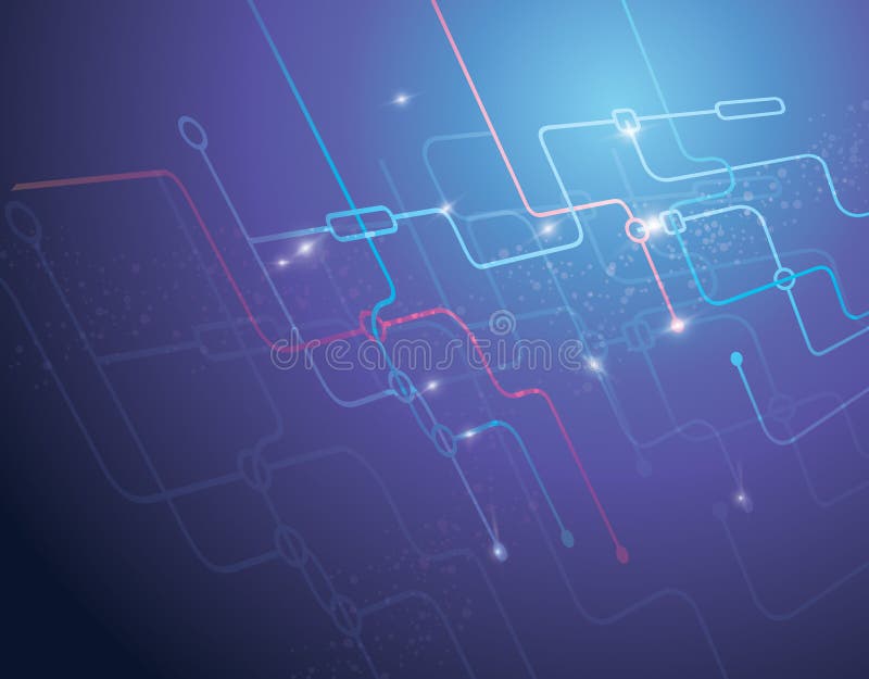 Priorità bassa di tecnologia royalty illustrazione gratis Priorità bassa di tecnologia royalty illustrazione gratis