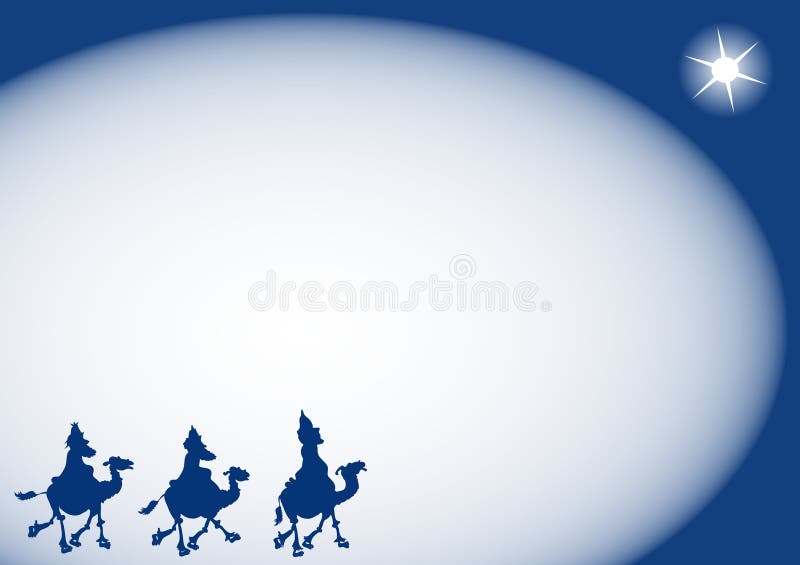 Priorità bassa di Wisemen illustrazione di stock Priorità bassa di Wisemen illustrazione di stock