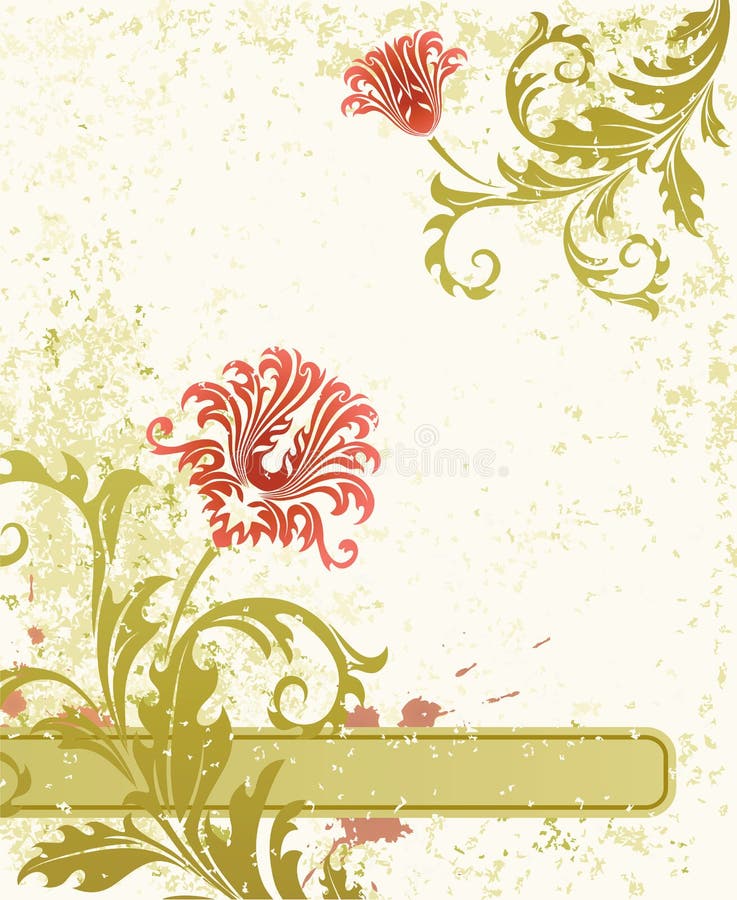 Priorità bassa floreale. illustrazione di stock Priorità bassa floreale. illustrazione di stock