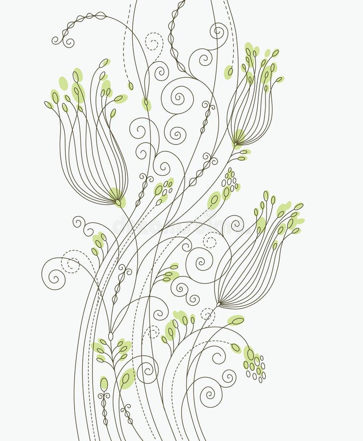 Priorità bassa floreale elegante royalty illustrazione gratis