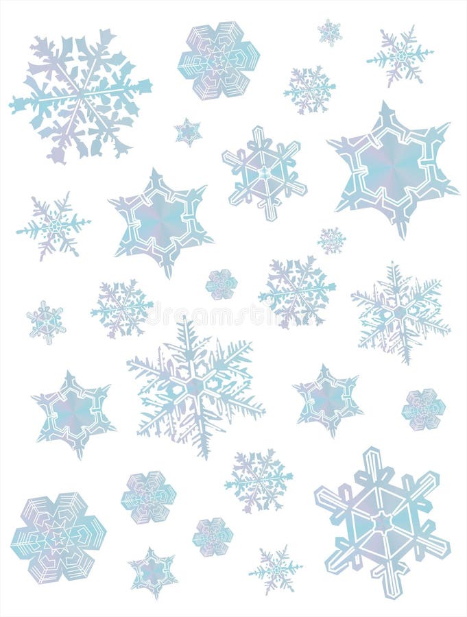 Priorità bassa II dei fiocchi di neve illustrazione vettoriale Priorità bassa II dei fiocchi di neve illustrazione vettoriale