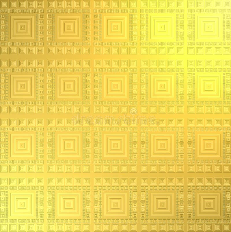 Priorità bassa quadrata dorata illustrazione vettoriale