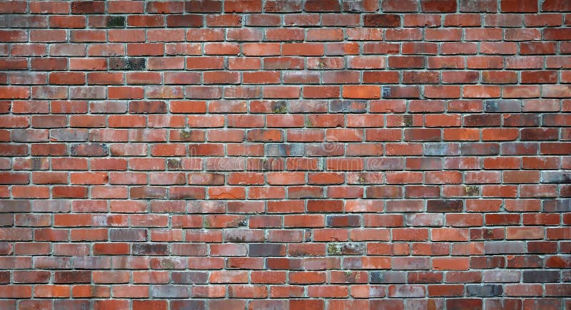 Priorità bassa rossa del muro di mattoni fotografia stock libera da diritti