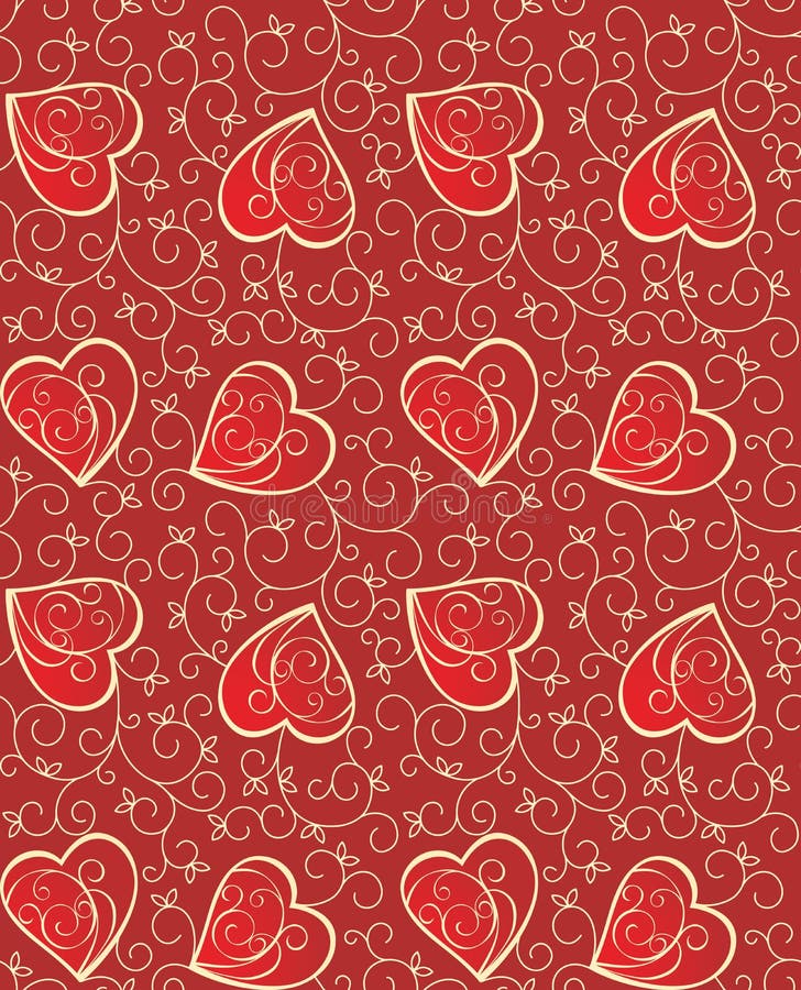 Download Priorità Bassa Senza Giunte Con I Cuori Illustrazione Vettoriale - Illustrazione di illustrazione, grafico: 3880805