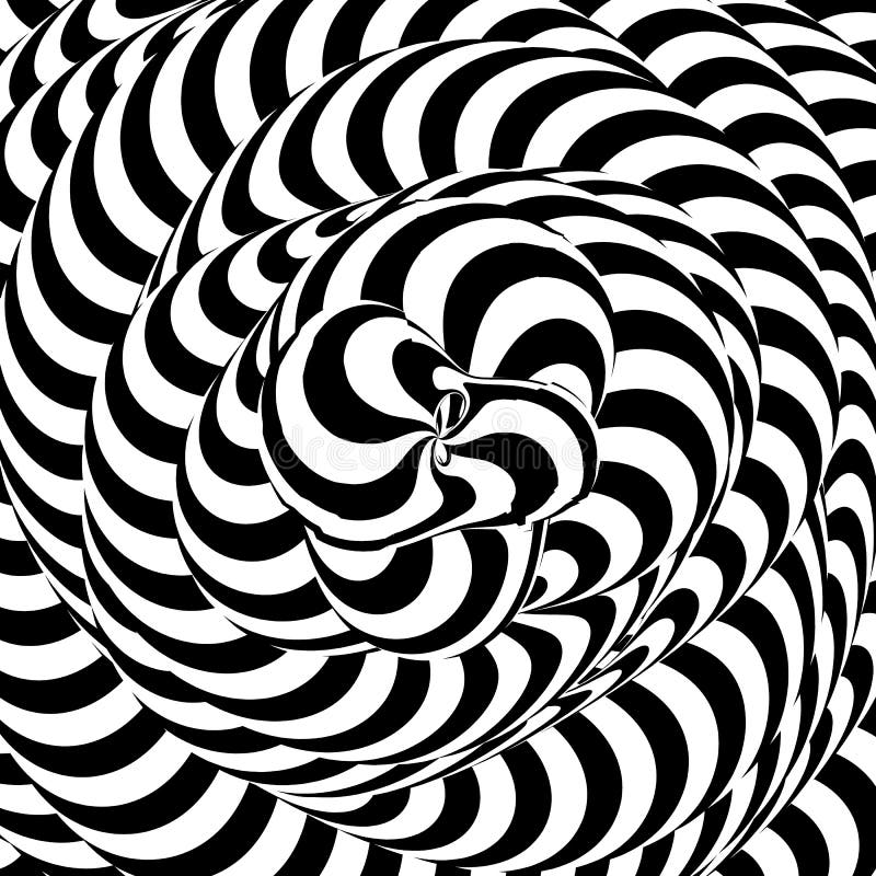 Priorità bassa a strisce astratta Forme monocromatiche di turbine Raggi in bianco e nero Illustrazione del contesto di distorsion illustrazione di stock Priorità bassa a strisce astratta Forme monocromatiche di turbine Raggi in bianco e nero Illustrazione del contesto di distorsion illustrazione di stock